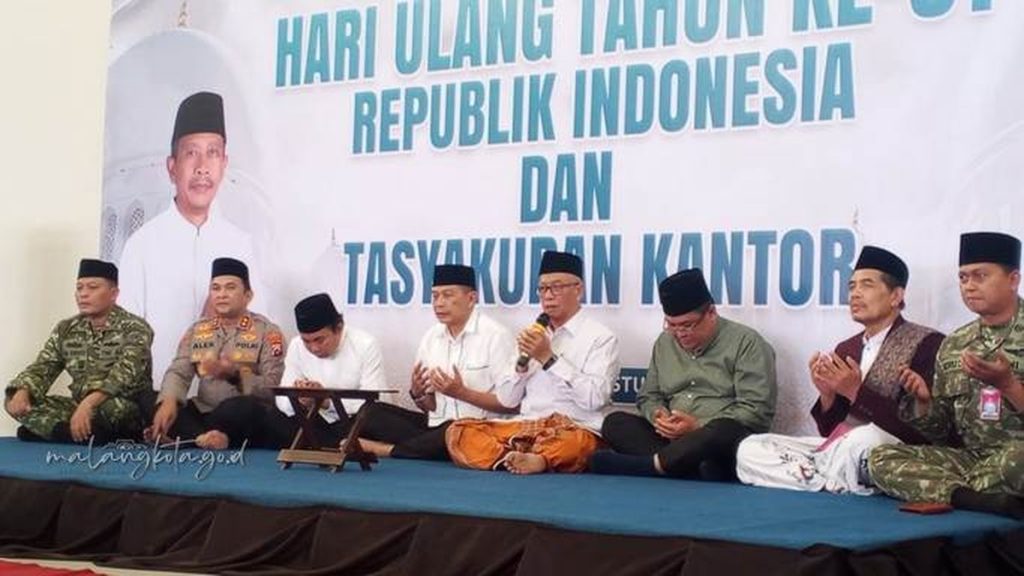 Tasyakuran HUT ke-81 RI di Grha Purva Praja